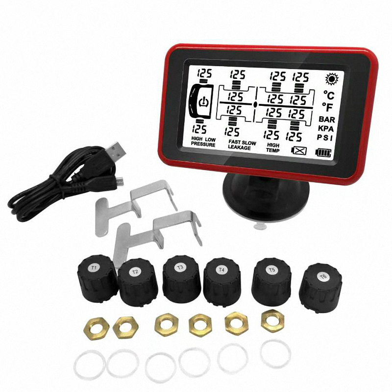 外置大車TPMS(最大支持36輪) 適用于卡車/大巴/校車/敞篷車/房車/拖車等